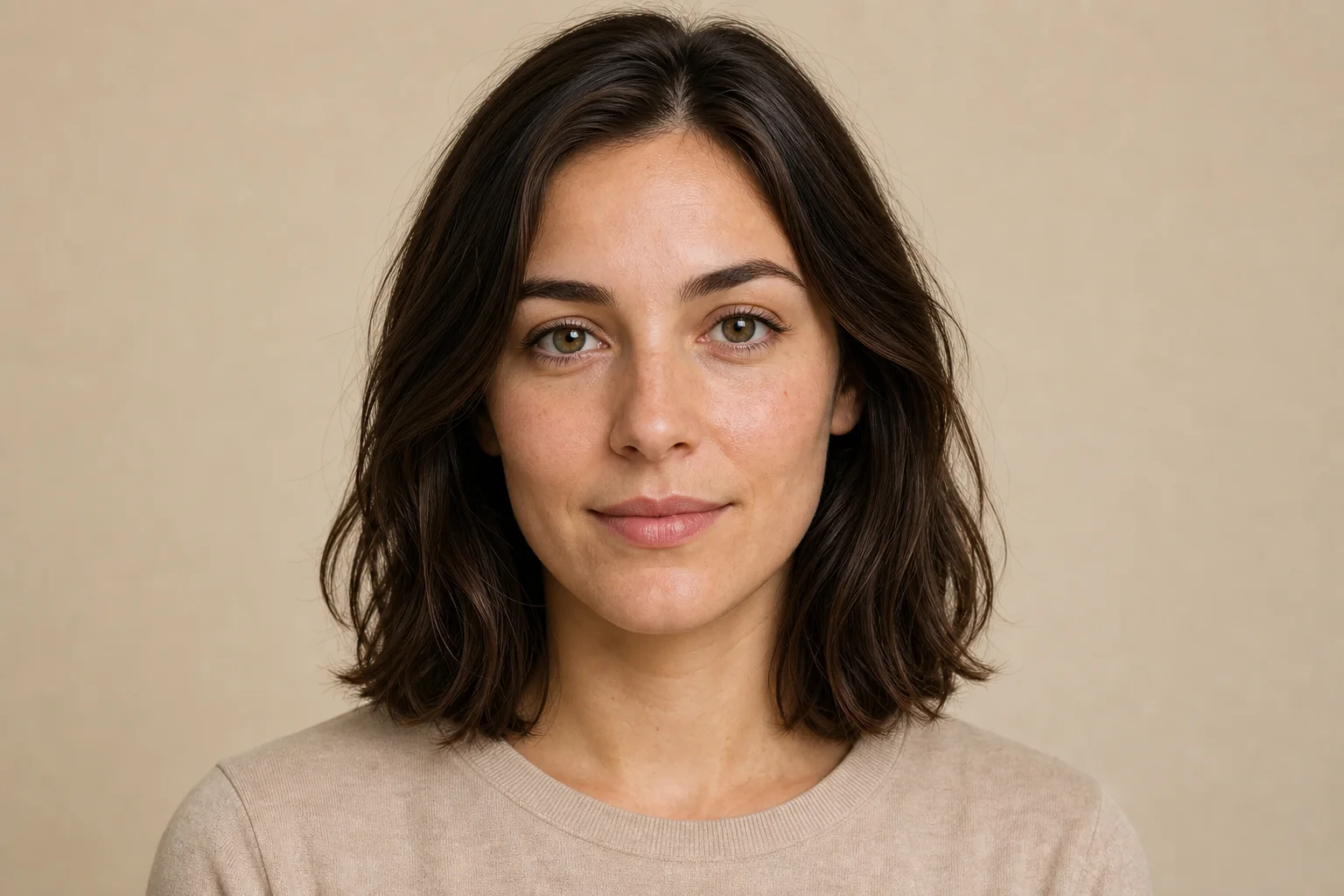 Portrait with soft even daylight across the face