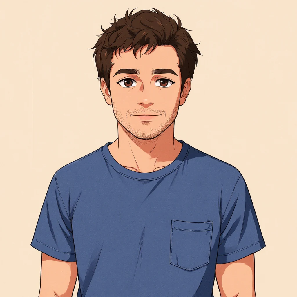 Anime portrait after applying the style